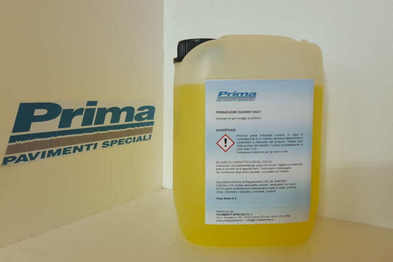 PrimaFloor Cleaner Daily detergente professionale Prima Pavimenti per le superfici in resina