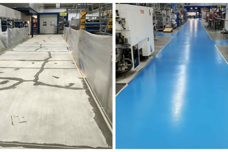 pavimento in resina sopra piastrelle