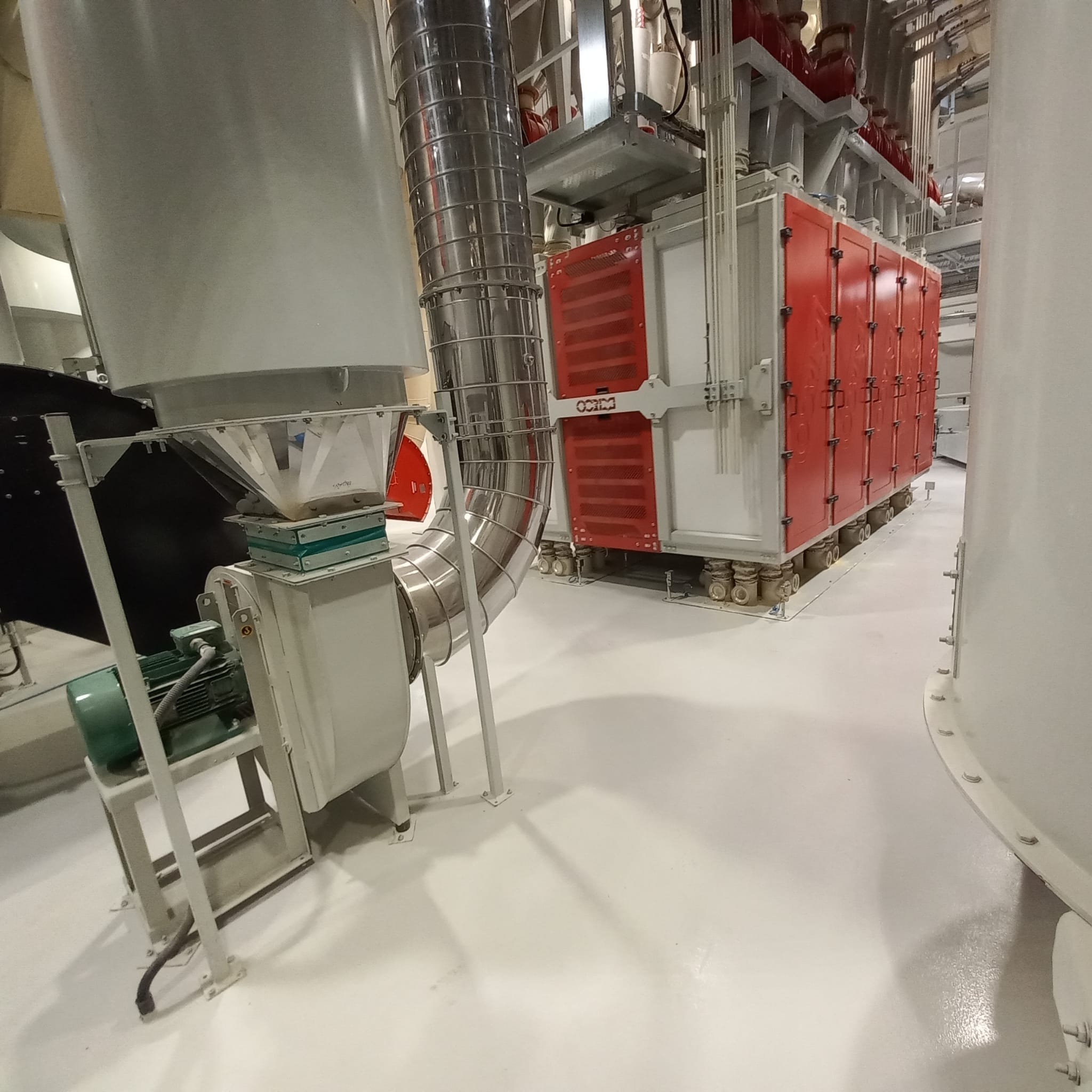 Prima Pavimenti in resina per l'industria molitoria