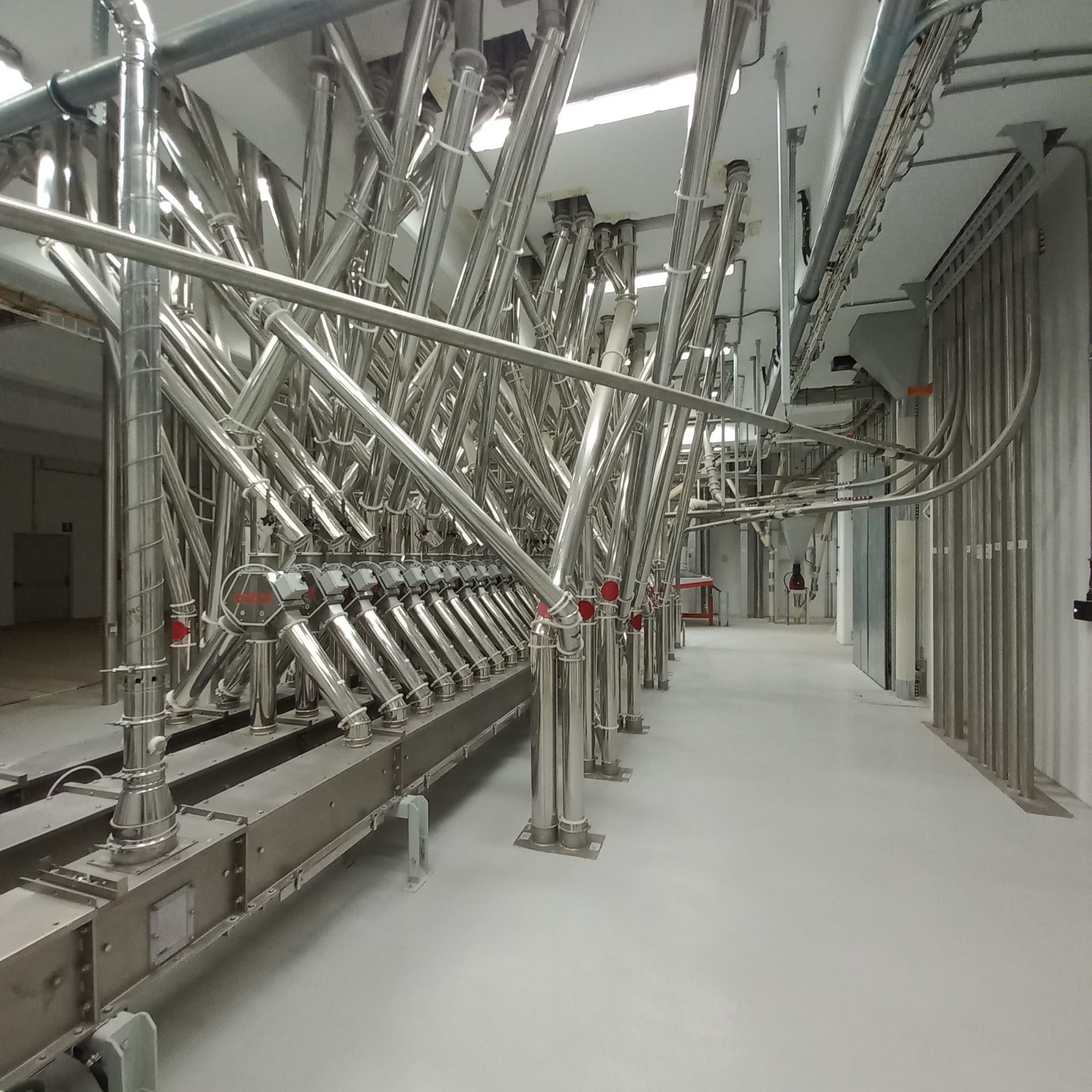 Prima Pavimenti in resina per l'industria molitoria