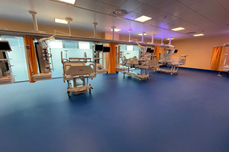 Pavimentazioni in resina per ambienti ospedalieri Nuova Sede I.R.C.C.S. Istituto Ortopedico Galeazzi (MI)