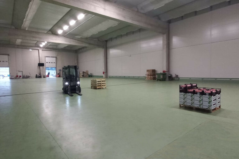 Prima Pavimenti in resina per la logistica freddo del Mercato Agroalimentare Milano