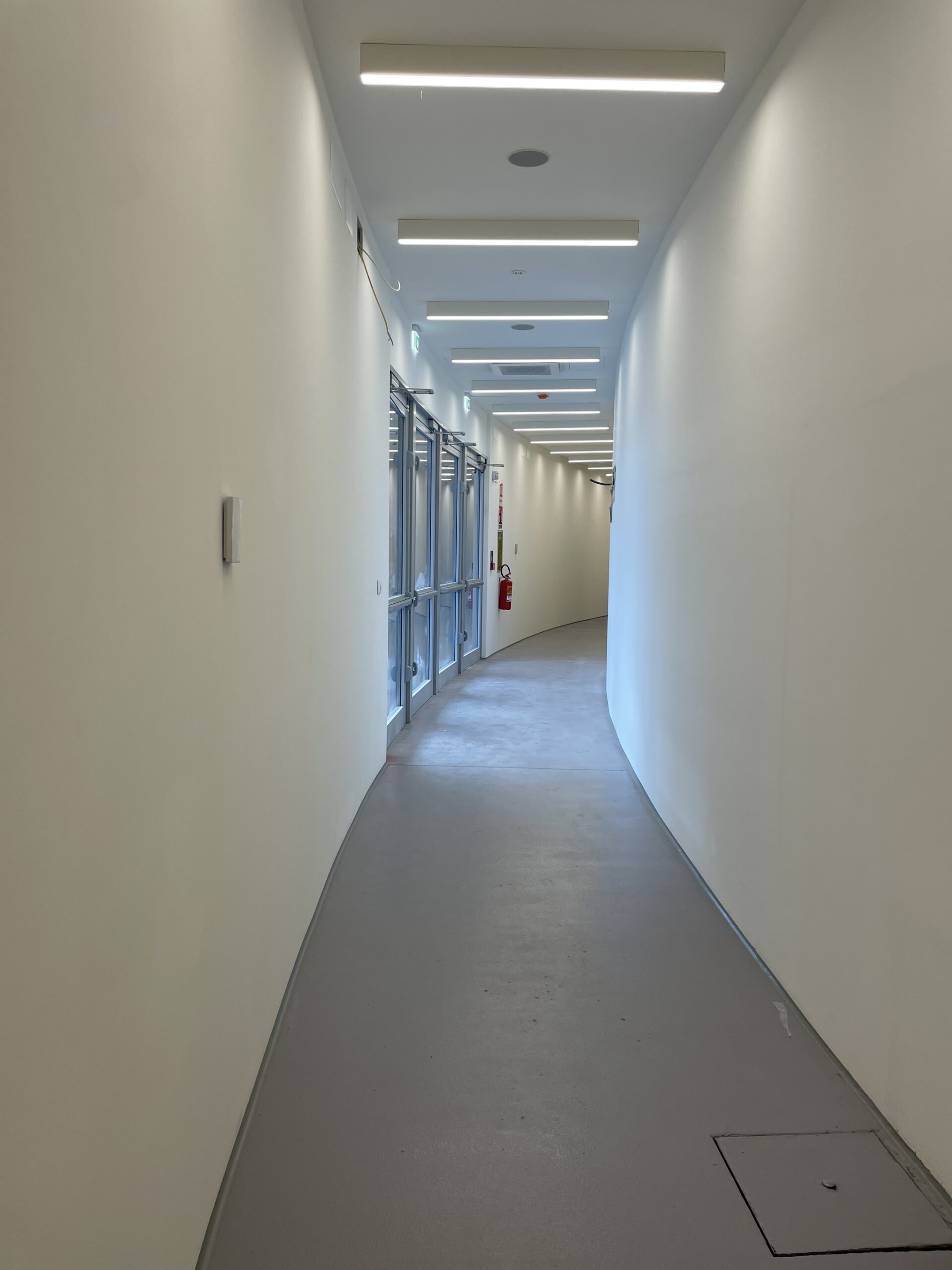 Cittadella Derthona Basket- Tortona: pavimenti in resina poliuretanica per le aree tecniche degli impianti polisportivi