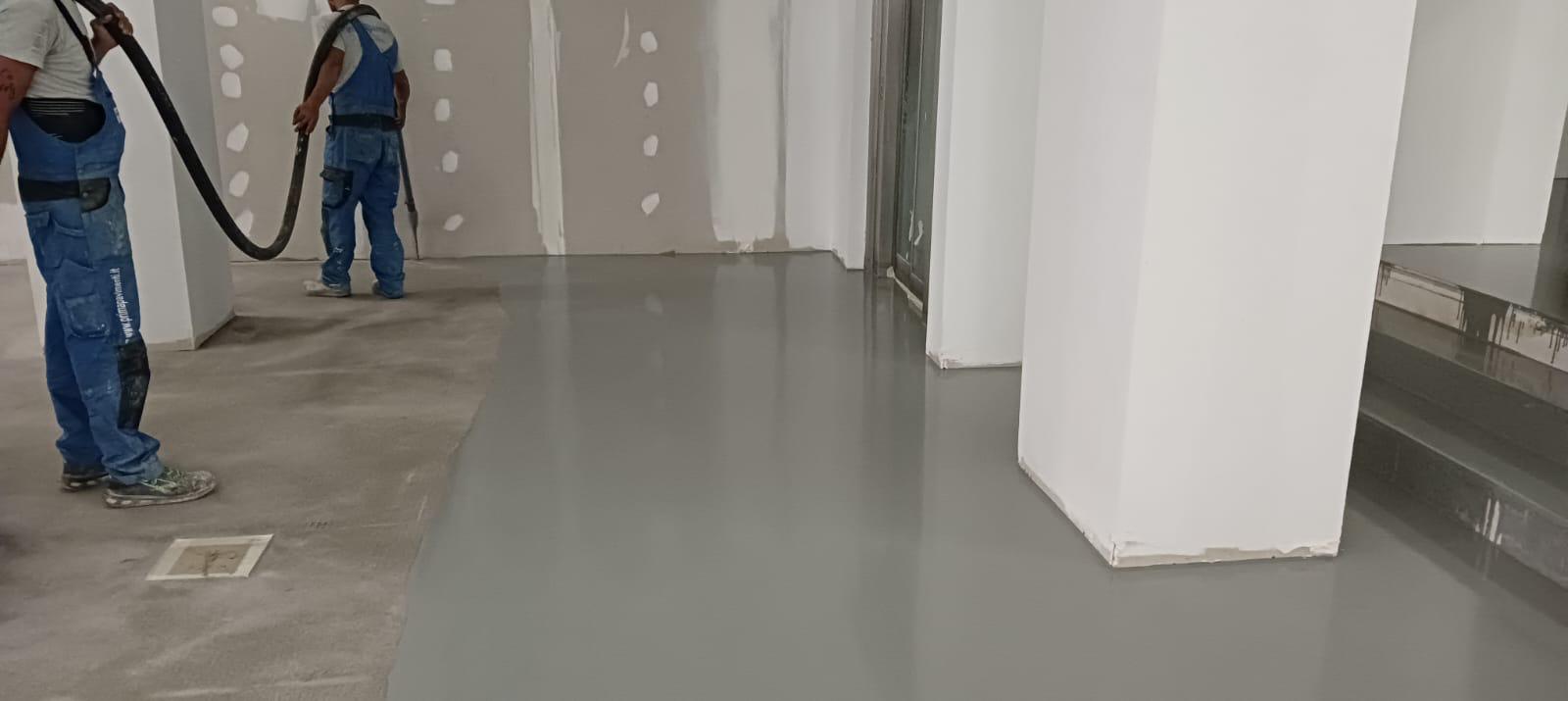 Pavimenti in resina Prima per Foot Locker a Marsiglia