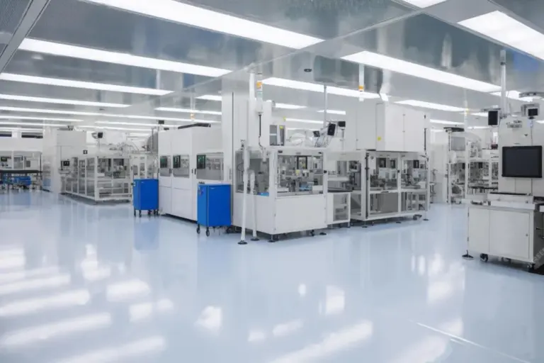 clean room stabilimento semiconduttori