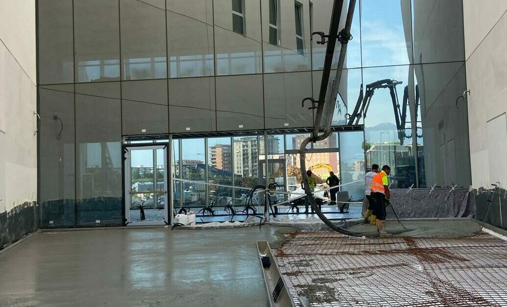 Prima Pavimenti massetto di pendenza presso HQ Findomestic Firenze Novoli