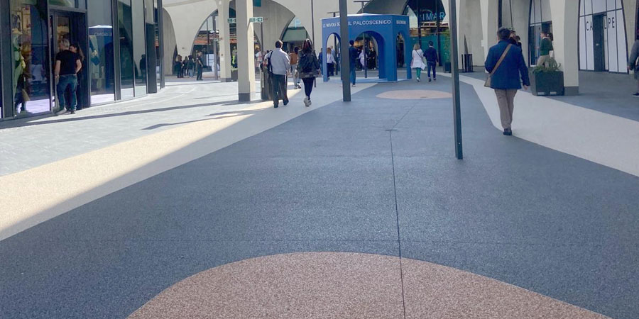 Prima Drain Stone® Percorsi esterni totalmente permeabili ed eco-sostenibili presso TO.Dream Urban District