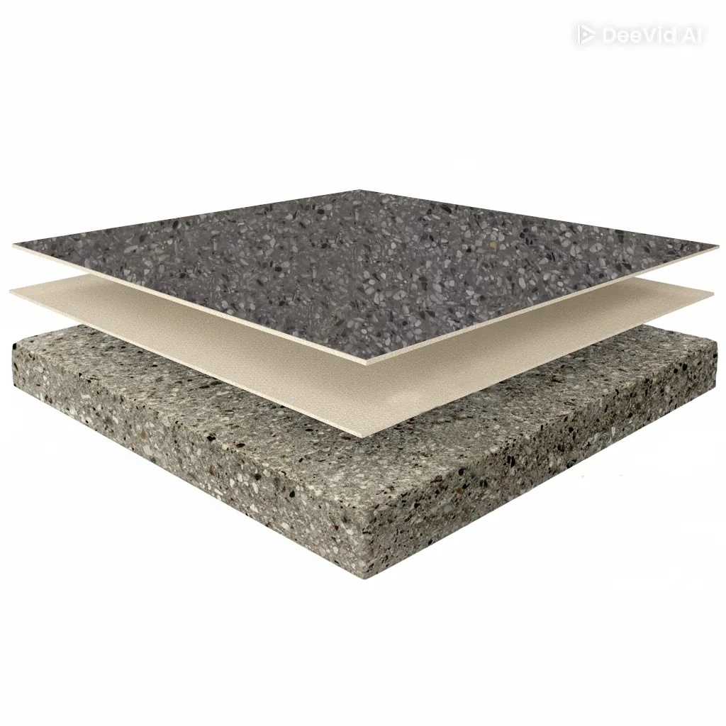 Sistema cementizio a indurimento ultrarapido per realizzare pavimentazioni levigate tipo "Terrazzo alla Veneziana"