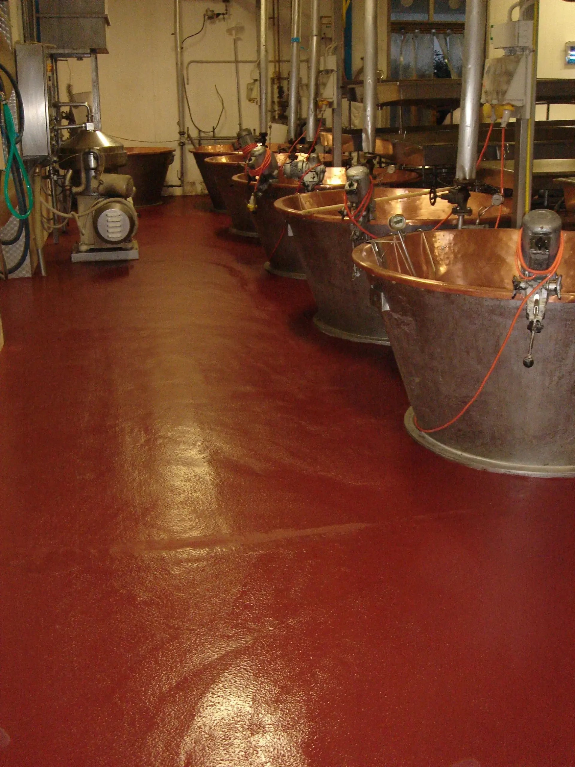 Pavimenti in resina per settore lattiero-caseario