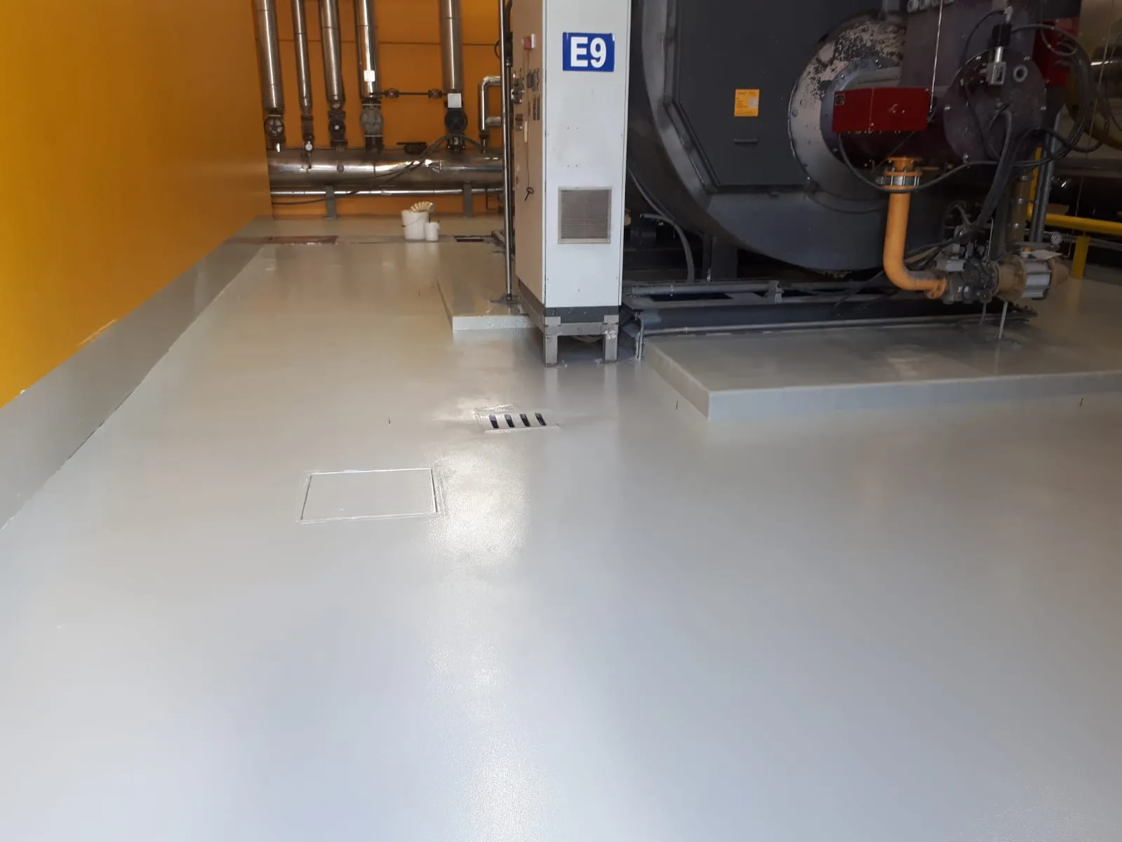 Pavimenti in resina per oleificio