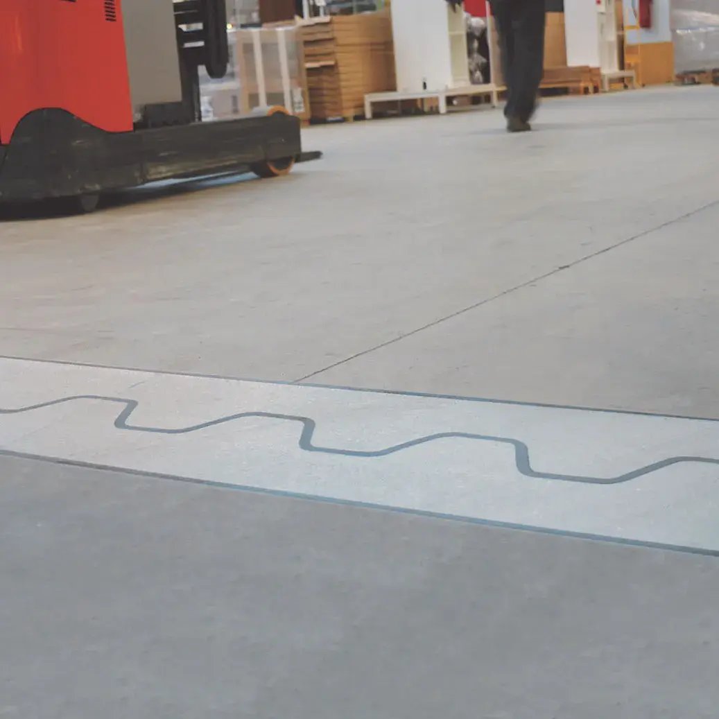 Smart Joint 100/25 giunto prefabbricato per magazzini Ikea Italia