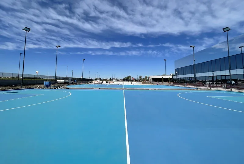 Pavimenti tecnici resina per campi Derthona Basket - Tortona