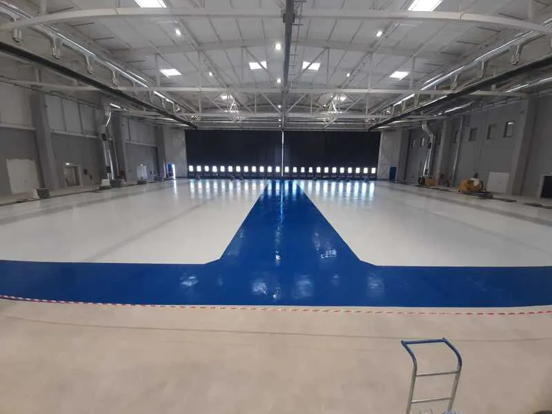 International Flight Training School (IFTS) di Decimomannu Pavimenti in resina per hangar