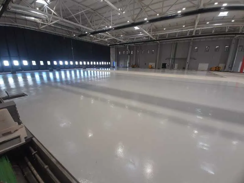 International Flight Training School (IFTS) di Decimomannu Pavimenti in resina per hangar