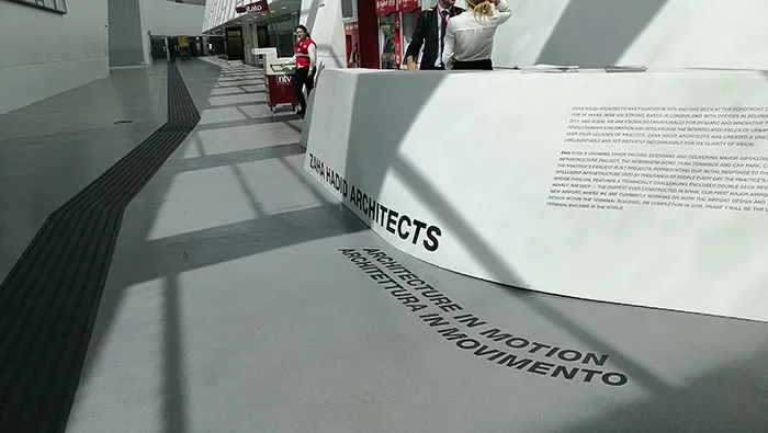 PAvimenti in resina Stazione ferroviaria Napoli Afragola