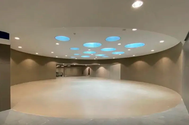 Pavimenti in resina e pareti per stazione metro Linate MI