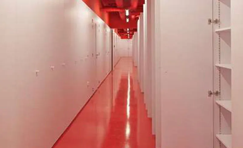 Pavimento resina ospedale area tecnica e corridoi interrati