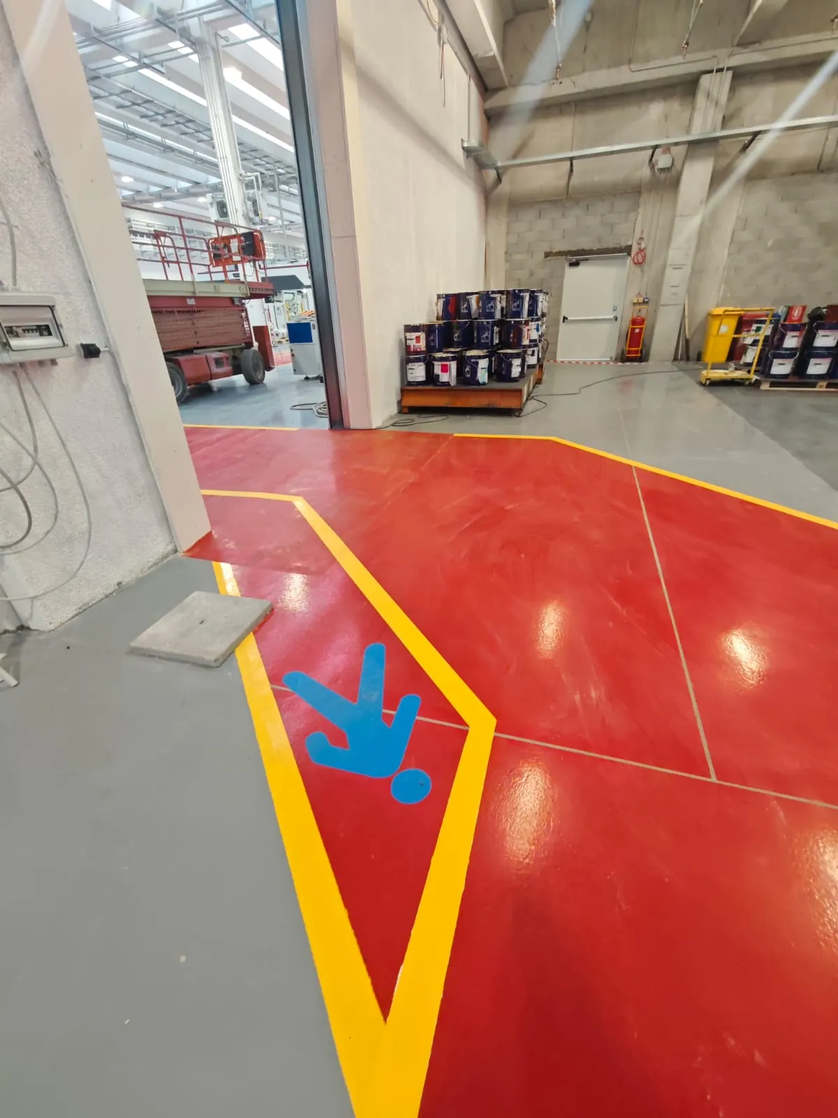 Pavimenti in resina per industria flexible packaging