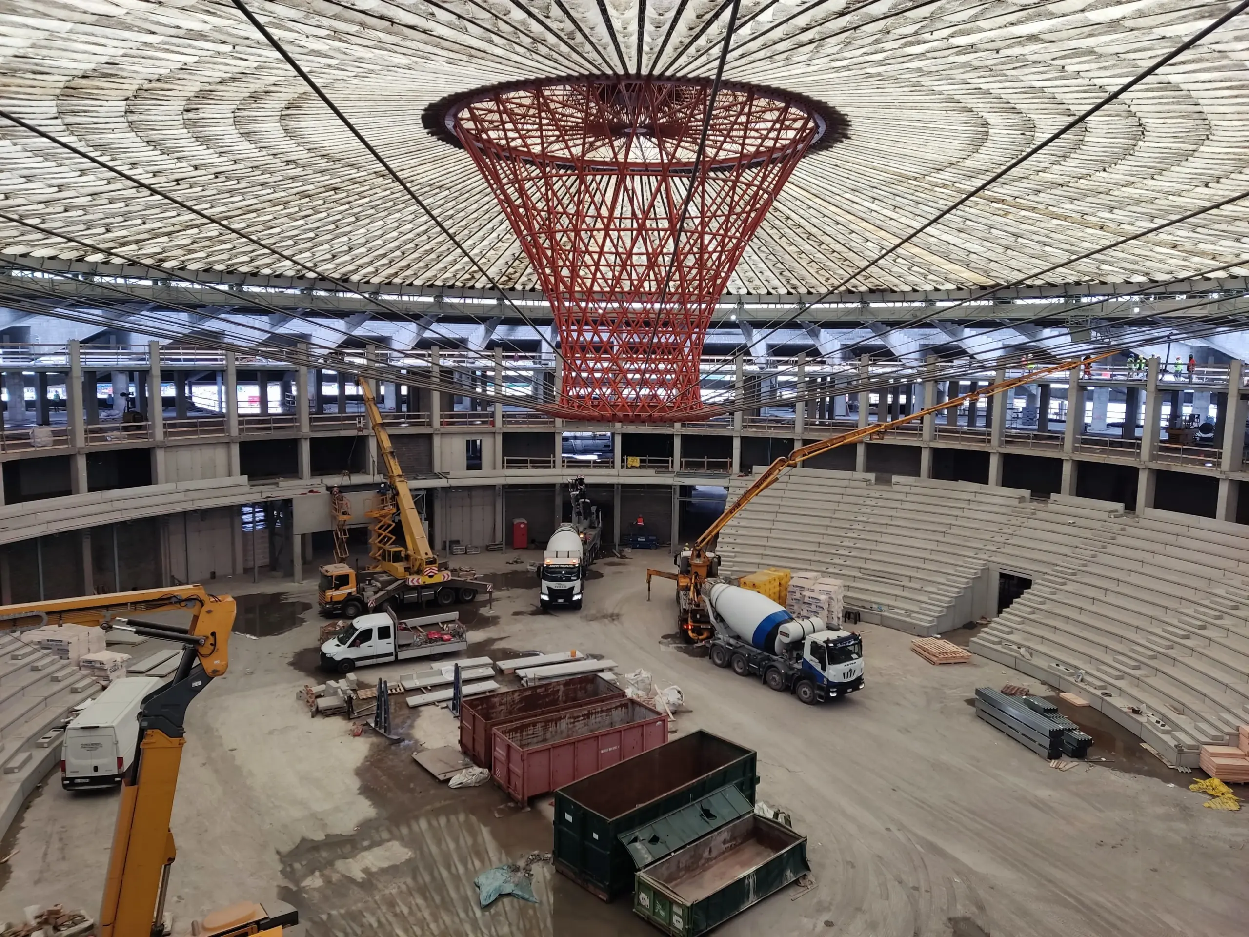 Waterfront Arena Genova pavimenti industriali in calcestruzzo